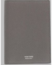 Tom Ford - Passport Holder T Line Nubuck Calf Leather Wallets & Purses - Lyst