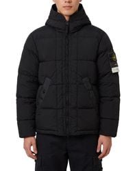 Stone Island - Nylon Metal Hooded Down Jacket With Compass Badge - Lyst