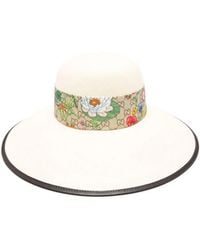 Gucci - Flora Straw Hat - Lyst
