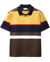 Versace - Striped Cotton Jersey T-Shirt - Lyst