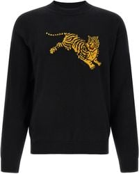 KENZO - 'Jumping Tiger' Intarsia Sweater - Lyst