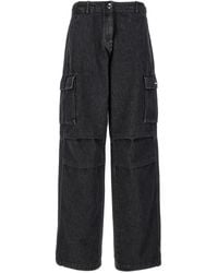 Coperni - 'Denim Wide Leg Cargo' Jeans - Lyst