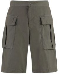 Aspesi - Cotton Cargo Bermuda Shorts - Lyst