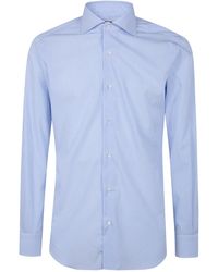 Barba Napoli - Classic Popeline "Bacchetta Spaziata" Shirt - Lyst