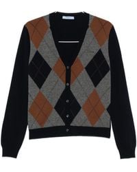 Prada - Cashmere Cardigan - Lyst