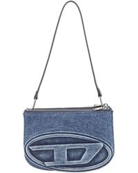 DIESEL - 1Dr Twin Denim Crossbody Bag - Lyst