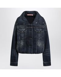 Acne Studios - Dark Faded Denim Jacket - Lyst