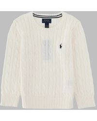 Polo Ralph Lauren - Baby Cable-Knit Long-Sleeve Sweater - Lyst