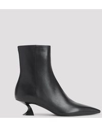 Lanvin - Kitten Heell 50 Mm Lambskin Ankle Boots - Lyst