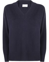 Drumohr - Oversized V Neck Sweater - Lyst