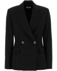 Versace - Informal Jacket Heavy Weight Wool Grain De Poudre - Lyst