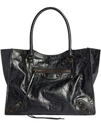 Balenciaga - Le City Small Leather Tote Bag - Lyst