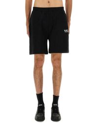 Helmut Lang - Shorts With Logo Cotton - Lyst