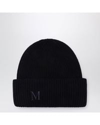 Max Mara - Mmretina Initial Ribbed Beanie - Lyst