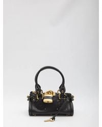 Chloé - Stud-Embellished Padlock Shoulder Bag - Lyst