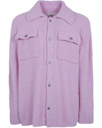 Laneus - Knitte Overshirt Boxy Fit - Lyst