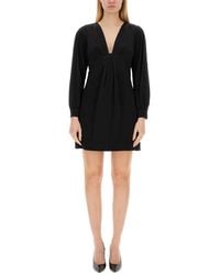 MICHAEL Michael Kors - V-Neck Dress - Lyst