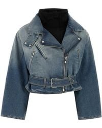 Alaïa - Denim Jacket - Lyst