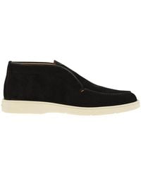 Santoni - Suede Desert Boot - Lyst