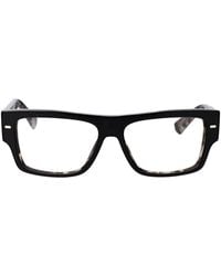 Dolce & Gabbana - Dolce & Gabbana On Havana Acetate Optical Glasses - Lyst