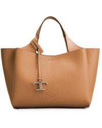 Tod's - Leather Tote Bag - Lyst