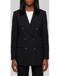 SUTTON NEW YORK - Double-Breasted Jacket - Lyst