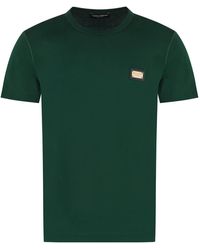 Dolce & Gabbana - Dolce & Gabbana Cotton Crew-Neck T-Shirt - Lyst