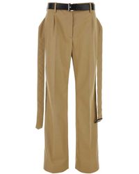 Prada - Cappuccino Twill Pant - Lyst