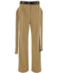 Prada - Cappuccino Twill Pant - Lyst