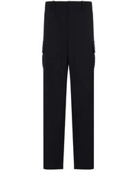 Bottega Veneta - Wool Cargo Trousers - Lyst