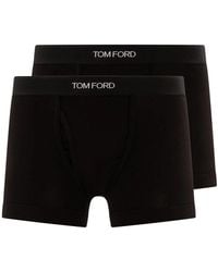 Tom Ford - Cotton Boxer Shorts With Logo - Lyst