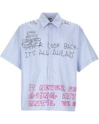 MSGM - Cotton Shirt - Lyst