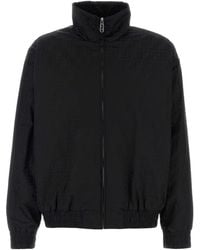 Fendi - Giacca Bomber Con Trama Ff - Lyst