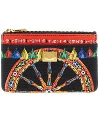 Dolce & Gabbana - Dolce & Gabbana 'Carretto' Card Holder - Lyst