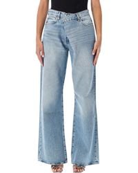 FRAME - The Crossover Loose Jeans - Lyst