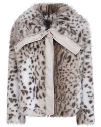 DR. HOPE - Fake Fur Jacket - Lyst