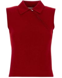 Miu Miu - Shirt Collar T-Shirt - Lyst