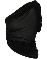 Rick Owens - Asymmetrical Twisted T-Shirt For - Lyst
