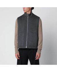 Lardini - Zip-Up Vest - Lyst
