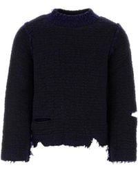 NAMACHEKO - Two Tone Wool Blend Sweater - Lyst