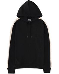 Versace Jeans Couture - Felpa Con Logo E Cappuccio - Lyst