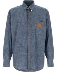 Fendi - Logo Regular Shirt - Lyst