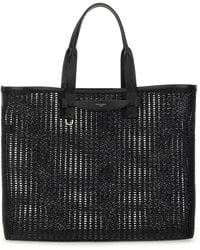 Dolce & Gabbana - Dolce & Gabbana Woven Mesh Shopping Bag - Lyst