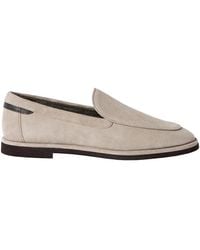 Brunello Cucinelli - Leather Loafers - Lyst