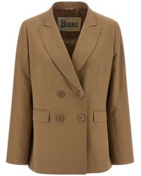 Herno - Micro Sequin Blazer - Lyst
