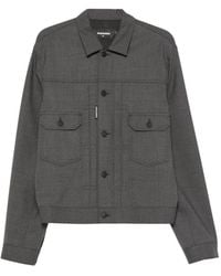 DSquared² - Button-Up Pocket-Detail Jacket - Lyst