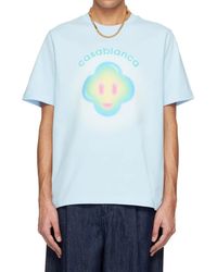 CASABLANCA - Airbrush Smiley Print T-Shirt - Lyst