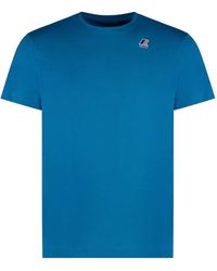 K-Way - Edouard Cotton Crew-Neck T-Shirt - Lyst