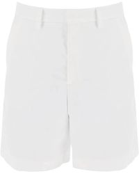 Valentino Garavani - Wool Blend Bermuda Shorts - Lyst