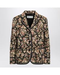 Dries Van Noten - Floral Gobelin Blazer - Lyst
